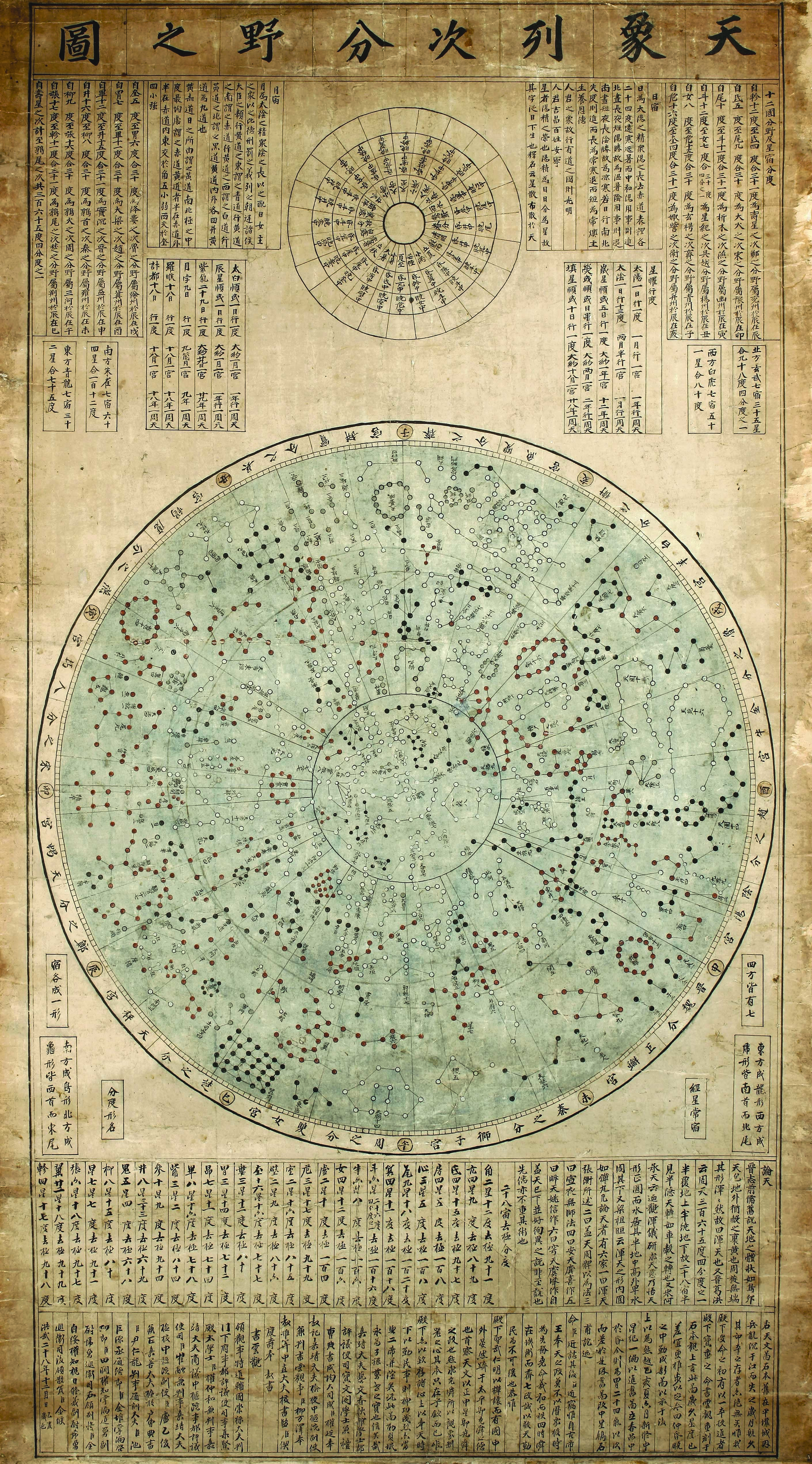천상열차분야지도(天象列次分野之圖)(제78호) 
